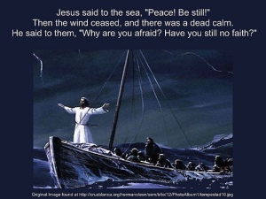 Jesus in the storm