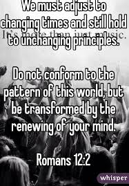 unchanging principles