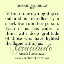 sparks of gratitude