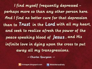 I find myself frequently depressed – perhaps more so than any other person here.