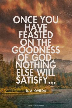 only Christ will satisfy
