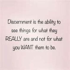 discern