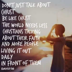 living a christlike life