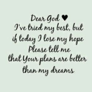 God's better plan